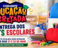 Educação divulga calendário de entrega dos kits escolares da rede municipal