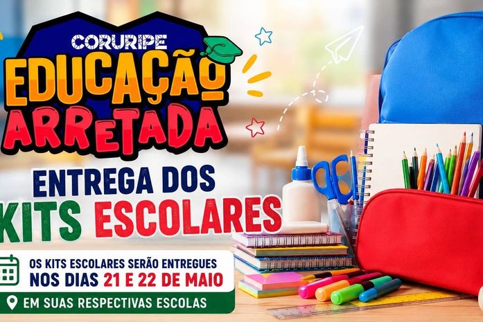 Educação divulga calendário de entrega dos kits escolares da rede municipal