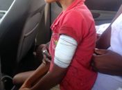 Criança foi atingida no braço