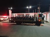 Fiscalização apreende motocicletas e confecciona 31 autos de infração de trânsito