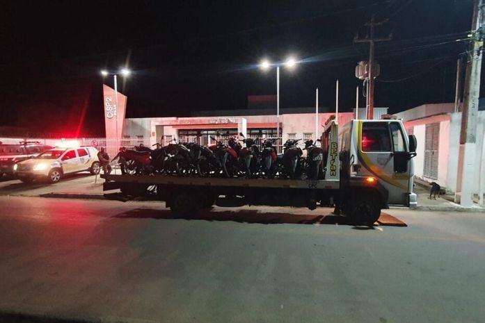 Fiscalização apreende motocicletas e confecciona 31 autos de infração de trânsito