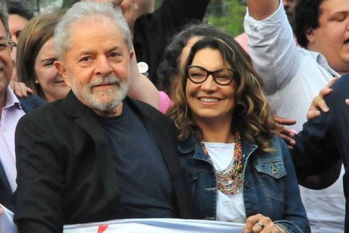 Lula e Rosângela Silva.