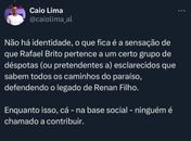 "Sensação que Rafael Brito pertence a grupo de déspotas", diz assessor de Teca Nelma, ao criticar 'oposição' a JHC