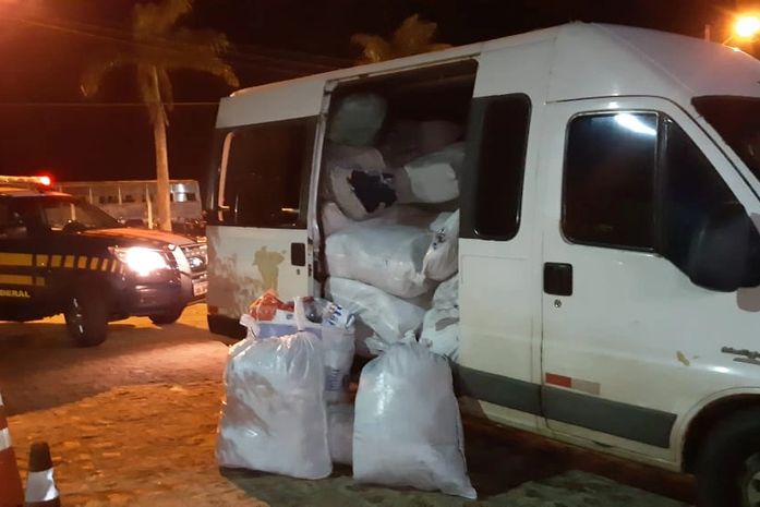 Carga foi apreendia pela PRF