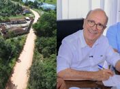 Ronaldo Lopes assina ordem de serviço para 4 km de novo asfalto e amplia estrada pavimentada para quase 8 km na zona rural de Penedo