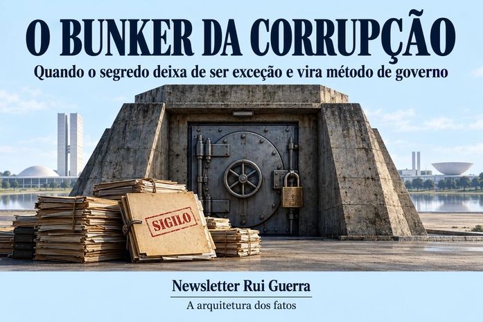 Quando o segredo deixa de ser exceção e vira método de governo