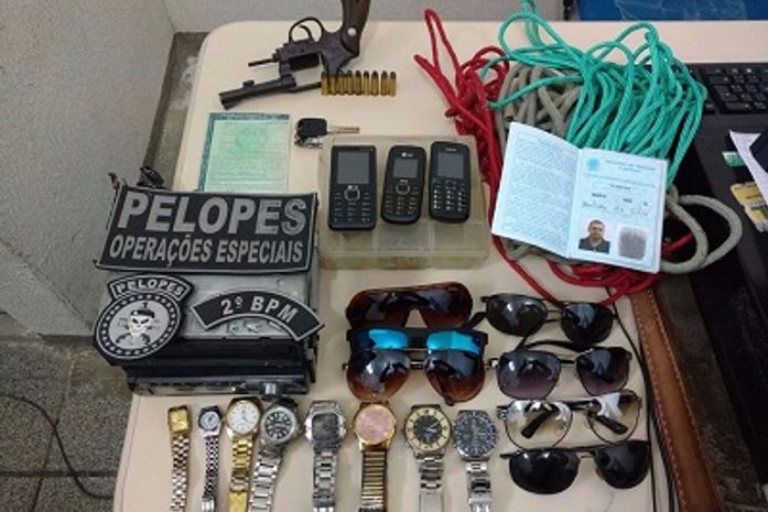 Materiais apreendidos foram levados para a delegacia de União dos Palmares