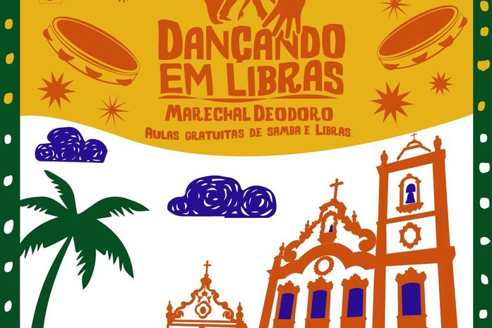 Projeto "Dançando em Libras" inicia módulo de samba em Marechal Deodoro com inscrições abertas