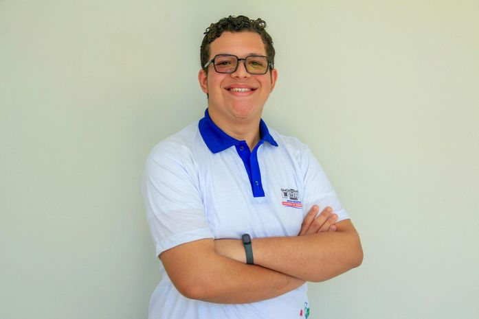 Edmilson José da Silva Filho, aluno da Escola Estadual Aristheu de Andrade, de Colônia Leopoldina, selecionado para representar Alagoas nos Estados Unidos