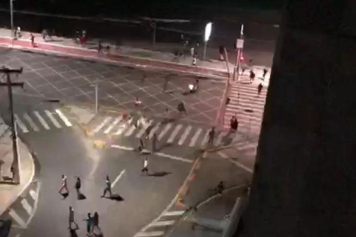 Vídeo: Luau termina com correria e gritos na orla de Maceió; entenda motivo