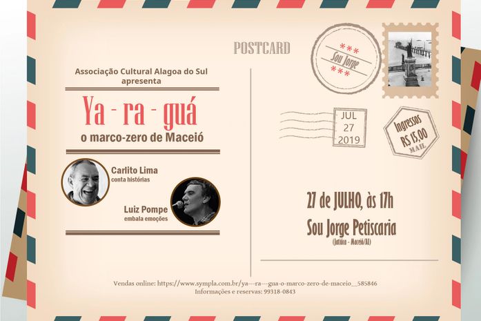 Evento acontece neste sábado (27), às 17h