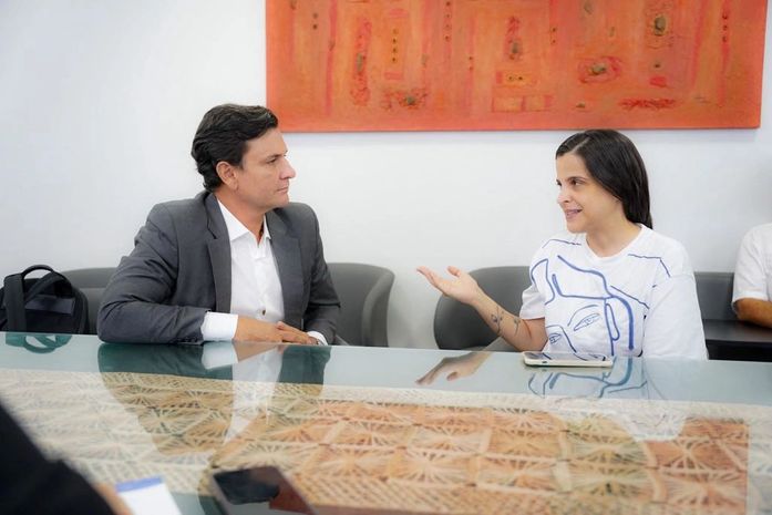 Marcelo Beltrão recebe nova secretária da Mulher, Marília Albuquerque