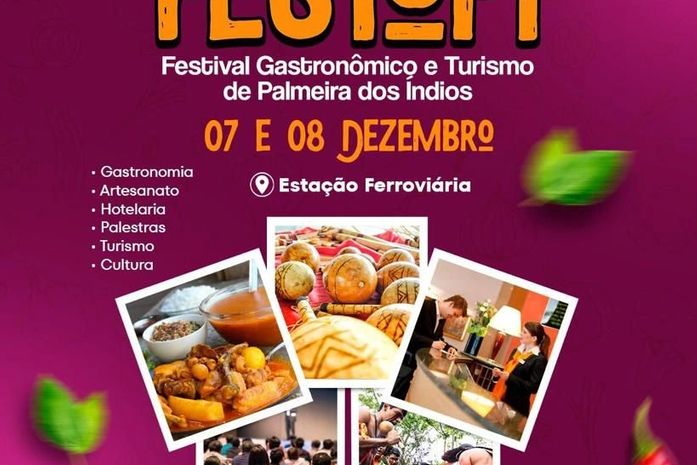 Palmeira dos Índios anuncia primeiro Festival Gastronômico e de Turismo (FESTUPI)