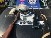 Material apreendido na Operação Ouro Branco.