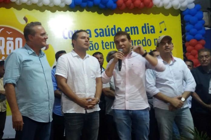 Prefeito Vinícius Lima dá boas-vindas ao governador Renan Filho e Comitiva