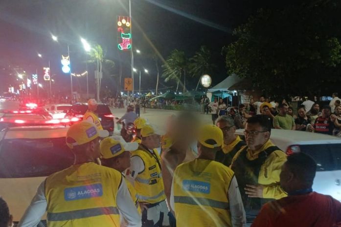 Homem é preso por dirigir embriagado e causar acidente na orla de Ponta Verde