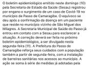 Prefeitura de Passo de Camaragibe nega aparecimento de primeiro caso de Covid-19