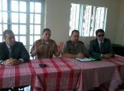 Militares fizeram diversas denúncias em entrevista coletiva
