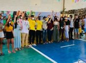 Os 18 últimos jovens jovens vacinados em Guaramiranga (CE).