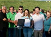 Em São Jose da Laje prefeita Angela Vanessa inaugura o maior complexo esportivo da região