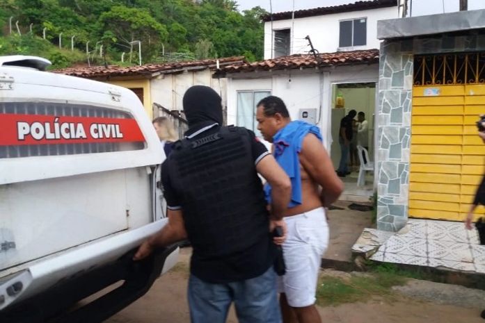 Momento da prisão de Benício Vieira de Lima