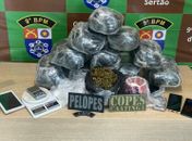 
Polícia apreende 11 kg de drogas em residência durante cumprimento de mandado em Delmiro Gouveia