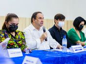 Prefeito Luciano participa de eleição de diretoria de consórcio para cessão do saneamento básico