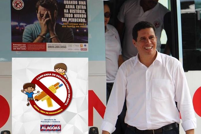 ALAGOAS: No estado mais violento do país o inimigo agora são as armas de brinquedo
