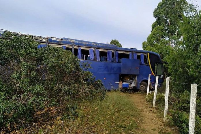 Acidente com ônibus em MG