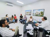 Prefeito Luciano e estudantes definem transporte universitário para Ufal, Ifal e Uneal em Palmeira