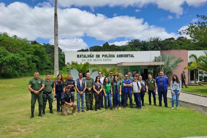Secretaria do Meio-Ambiente participa de fiscalização em área das lagoas Mundaú e Manguaba