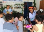 Secretaria de Economia realiza ação de Natal e presenteia crianças do coro infantil Santa Cecília