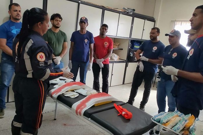 Profissionais do Samu concluem curso de Suporte Básico de Vida para atendimentos de urgência e emergência