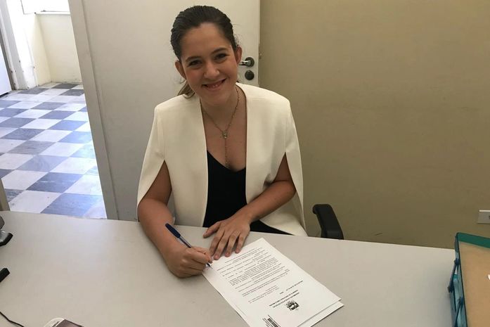 Deputada Cibele Moura, primeiro PL de seu mandato