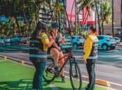 Educação de Trânsito orienta sobre uso correto da Faixa Verde na Ponta Verde