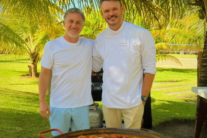 Milagres: Luciano Huck prova as iguarias do chef Picuí