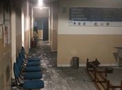 Incêndio na unidade de saúde foi registrado nesse sábado (17).