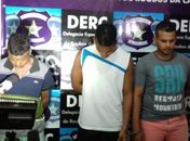 Acusados foram apresentados em coletiva