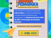 Jornada Pedagógica marca início do ano letivo 2024 em Palmeira dos Índios