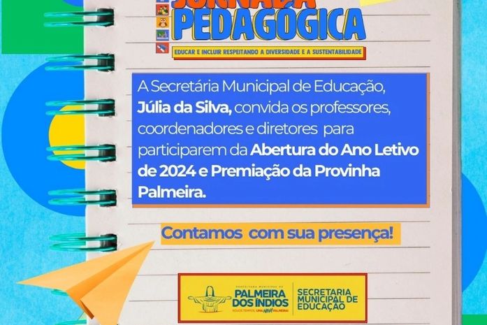 Jornada Pedagógica marca início do ano letivo 2024 em Palmeira dos Índios