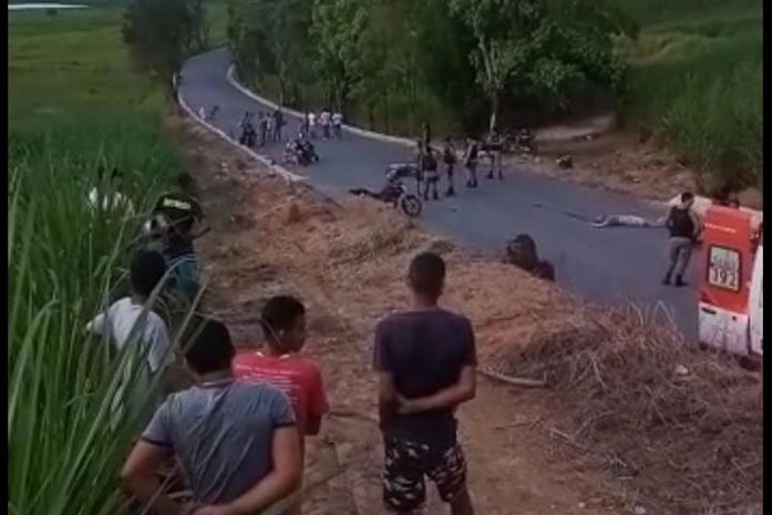 Encontro para manobras entre motociclistas termina com um morto e dois feridos; veja vídeo