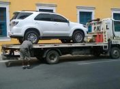 Operação móvel do Bptran na Rua Francisco de Menezes, em Maceió