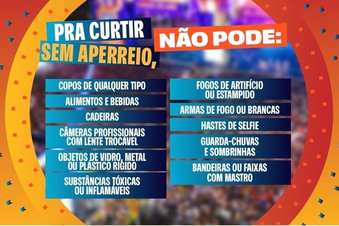 Saiba o que não levar nas noites de show do São João Massayó 2026