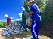 Infraestrutura inicia obra de recuperação de canaleta na Ladeira de Fernão Velho