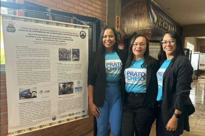 Iniciativa de combate à fome da Prefeitura de Pilar é apresentada em Fórum Nacional de Nutricionistas