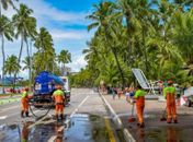 Prefeitura prepara limpeza reforçada após Réveillon na orla de Maceió
