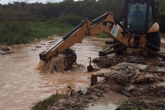 Desenvolvimento Sustentável inicia nesta terça-feira (02) o desassoreamento do Riacho do Silva. Foto: Ascom Sudes