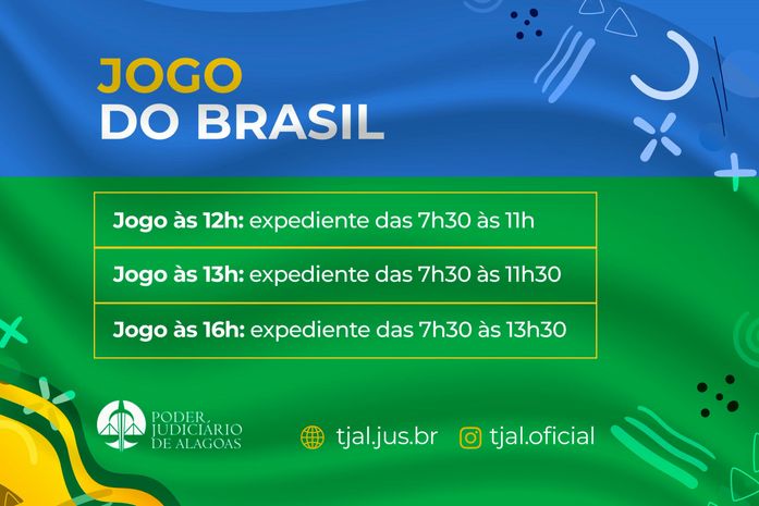 Copa do Mundo: confira expediente do Judiciário nesta sexta-feira (2)
