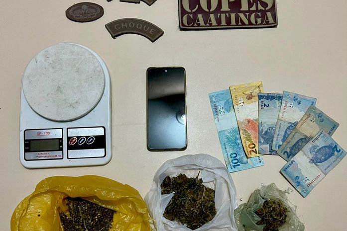 Ações da PM-AL no Sertão retiram arma, drogas e infratores das ruas