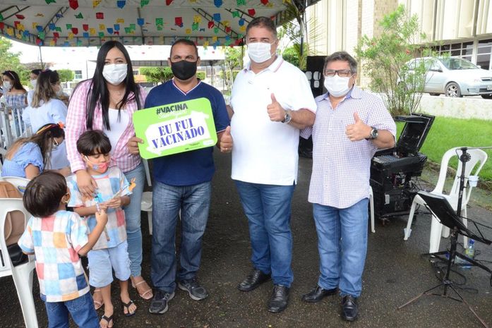 Pessoas acima de 45 anos começam a ser vacinadas contra o coronavírus em São Miguel dos Campos
